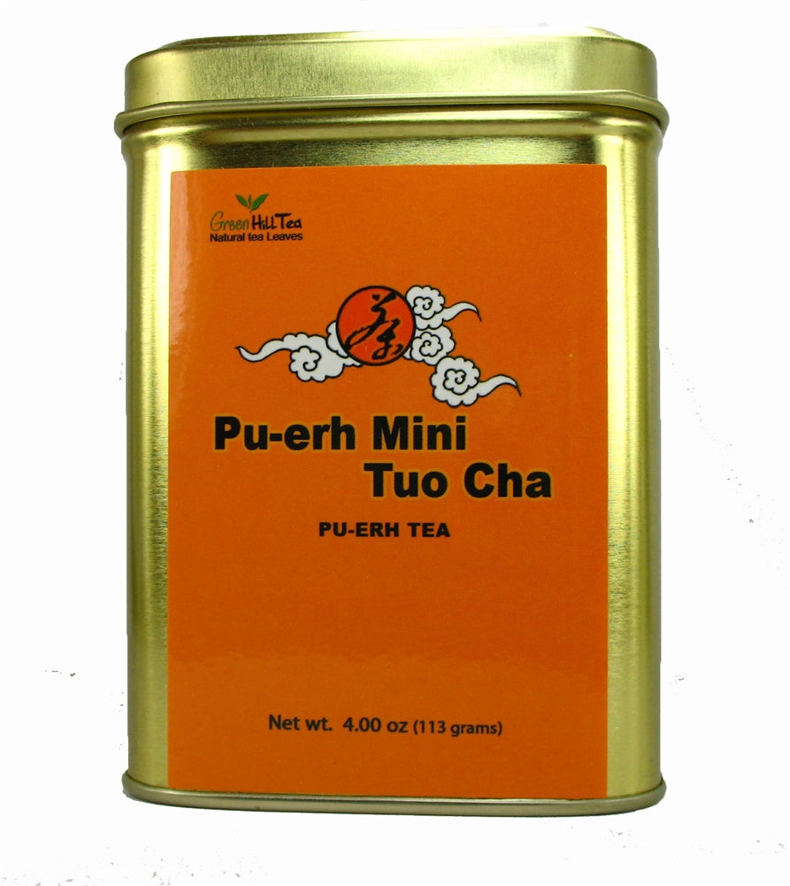 Puerh Tuo Cha   4.00 OZ Tea Tin